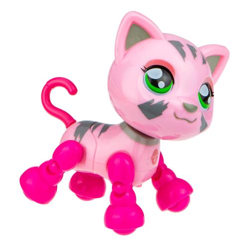 Интерактивная игрушка Robo Pets Милашка котенок розовый 1toy Т16981 фото 2
