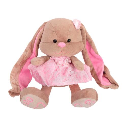 Мягкая игрушка Зайка Лин в Розовом Платье 25 см Jack & Lin JL-002-25 фото 2