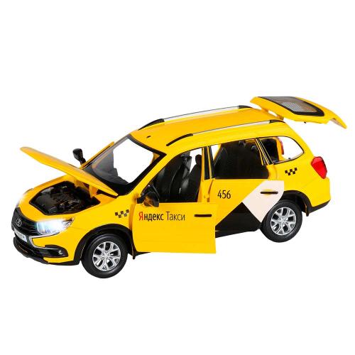 Машинка коллекционная Lada Granta Cross Яндекс Такси Автопанорама JB1251347 фото 2