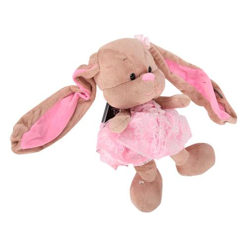 Мягкая игрушка Зайка Лин в Розовом Платье 25 см Jack & Lin JL-002-25 фото 3