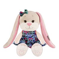 Мягкая игрушка Зайка Лин в платье с ярким цветочным принтом 20 см Jack&Lin JL-04202319-20