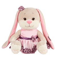 Мягкая игрушка Зайка в вечернем розовом платье 25 см Jack & Lin JL-022003-25