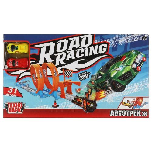 Игровой набор Автотрек Road Racing Технопарк RR-TRK-210-R фото 5